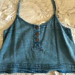 Rip Curl jean cropped top